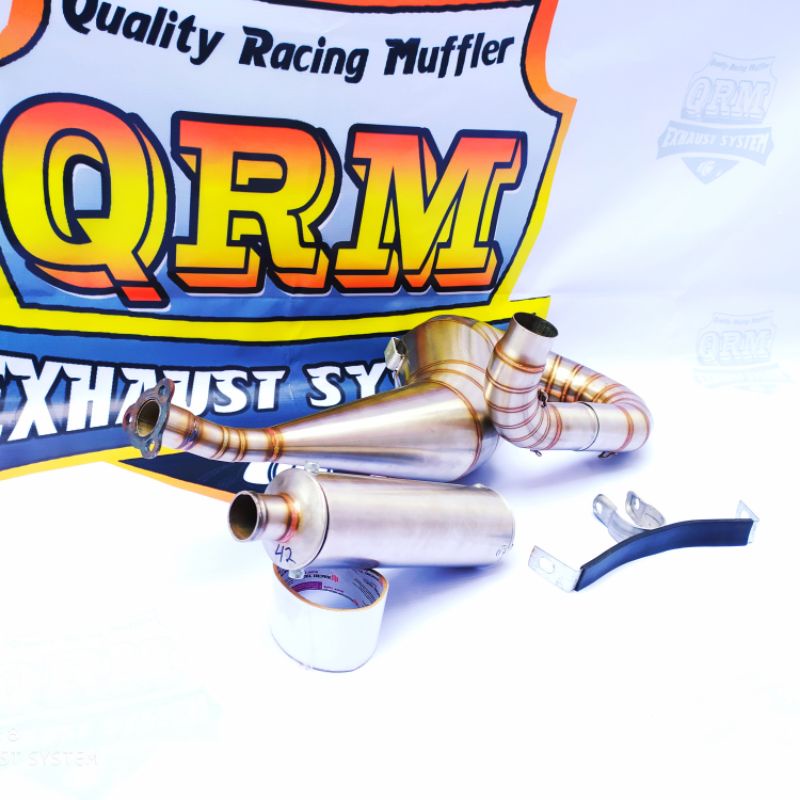 Knalpot racing vespa px - ps - excell full stainless