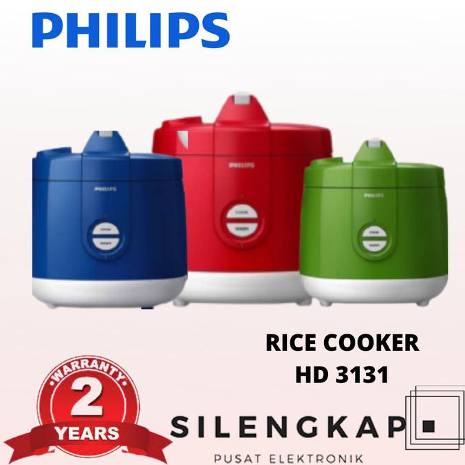 Rice Cooker Magicom Philips 2.0 Liter HD 3131 Penanak Nasi 3in1 - Biru