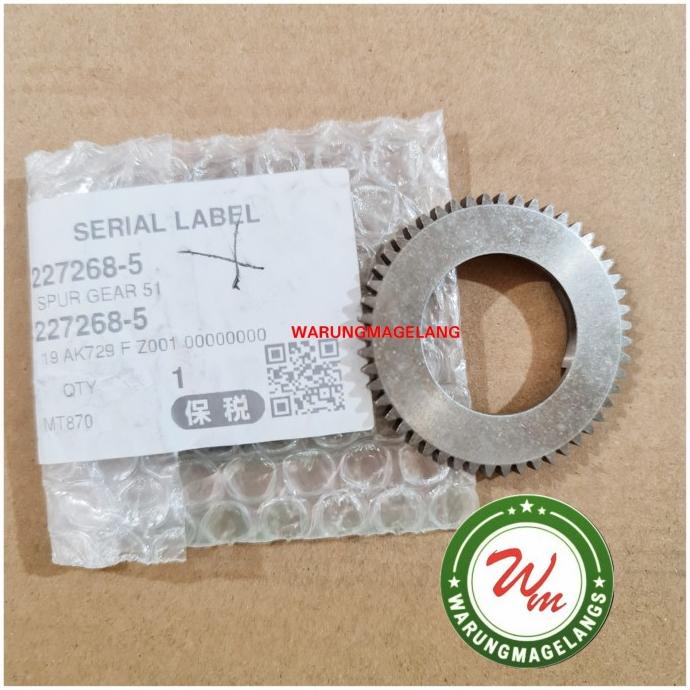 fif Gir gear MT 870 MESIN HAMMER DRILL MAKTEC spur gear GIGI 51 MT870 ori