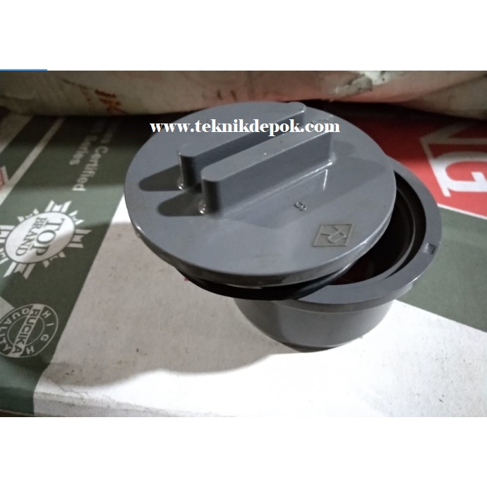 Clean Out 6 inch merek taiwan Penutup Pembuangan Dop Drat