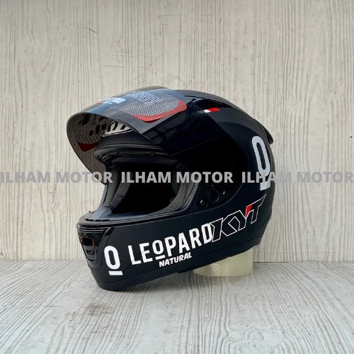 Helm Kyt R10 Solid Leopard Paket Ganteng Helm Kyt Fullface Kyt R10