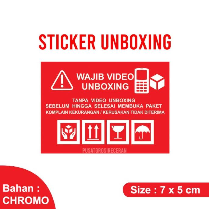 

!!!!!!] Stiker Video Unboxing Fragile Pecah Belah Stiker Label Pengiriman
