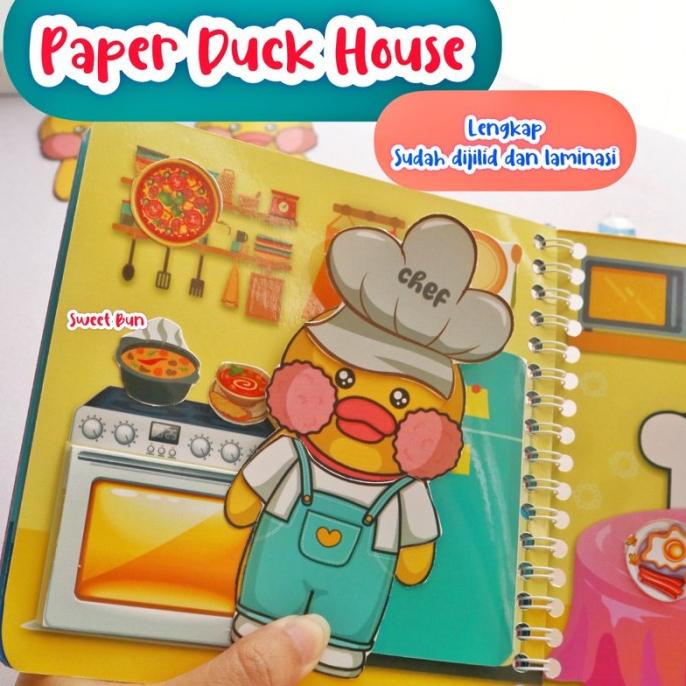Paper Duck House Book Rumah Bebek Buku Mainan Edukasi Anak