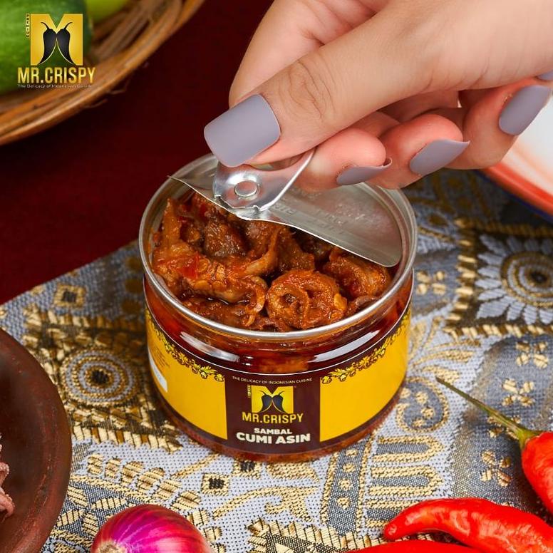 

Diskon Sambal Bawang/Terasi/Jontor/Hijau/Rica Sambel Mr.Crispy Cod