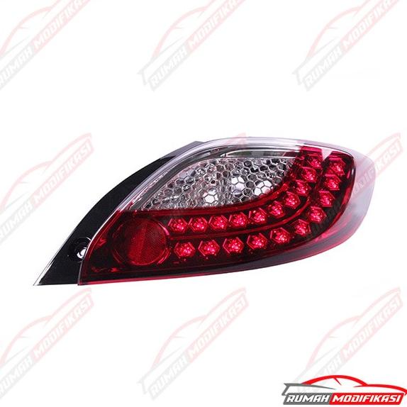 Stop Lamp - Mazda 2 2009-2014 - Led - Red Clear - Jy
