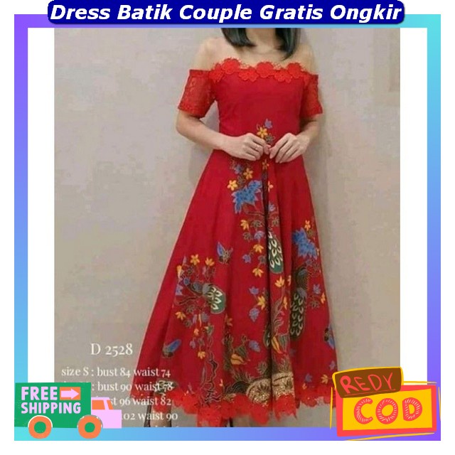 Dres Batik Wanita Modern Elegan Bj Bju Baj Sarimbit Import Premium Dress Natal Cople Keluarga Dres N