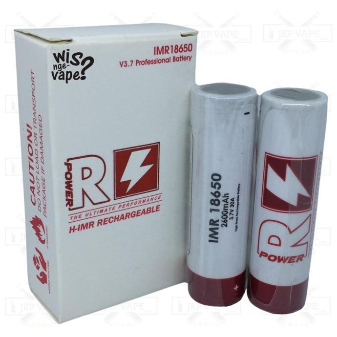 Tren Produk Battery R Power - Imr 18650 2600Mah 30A - Authentic Baterai Vape