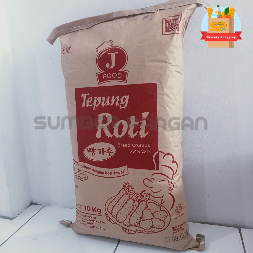 

Tepung Roti J Food 10Kg / Tepung Panir Jfood / Bread Crumbs X (Orange & Putih)
