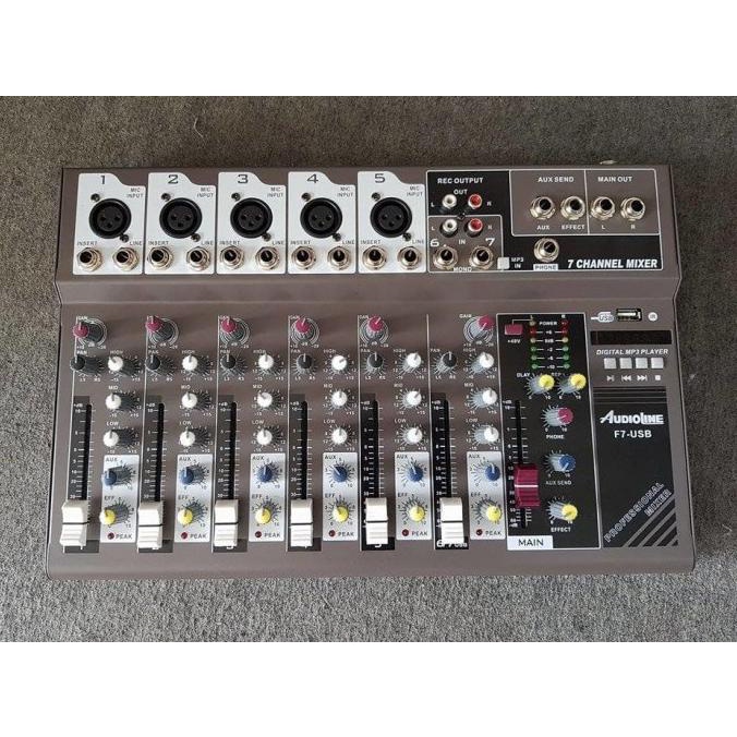 Silahkan Order] MIXER 7ch AUDIOLINE F7