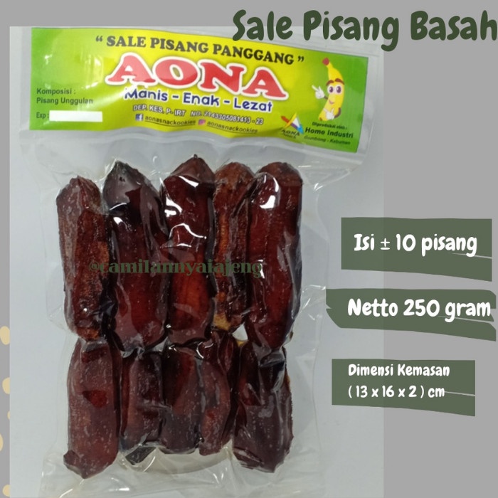 

Sale Pisang Basah Asap Madu Oven Manis Legit Enak Asli Khas Kebumen