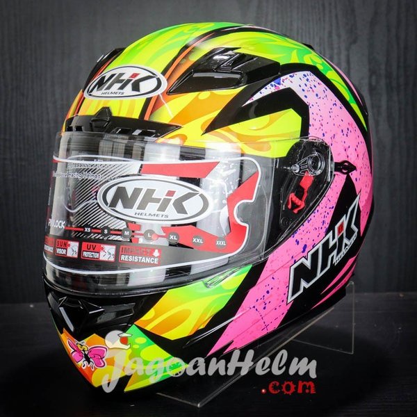 Nhk Helm Rx9 Karel Abraham Winter Black Pink Gp Edition