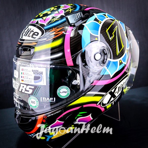 X-Lite Helm X-803Rs Ultra Carbon #23 Chaz Davies Xlite X803Rs