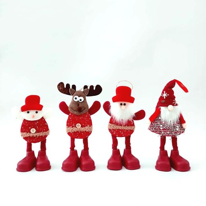

Sale Now Boneka Santa Berdiri Kado Natal Unik Pajangan Snowman Rusa Gnome Murah Terbaik