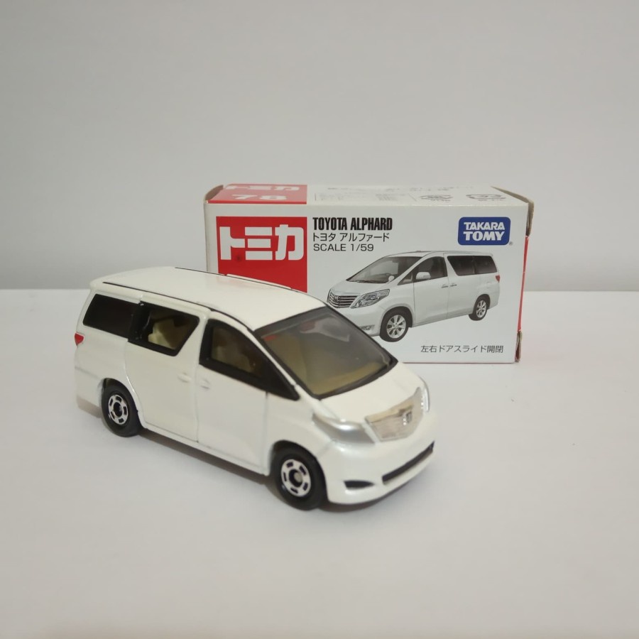 Tomica No Tomica No 78 Toyota Alphard 78 Subaru Impreza Diecast miniatur Mobil Takara Tomy reguler H