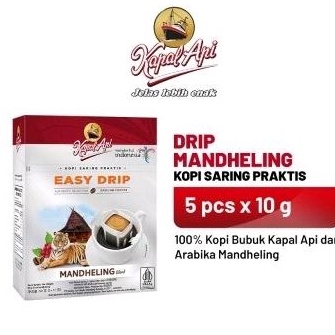 

Kapal Api Mandheling Blend Easy Drip 50 gr | Kopi | Coffee