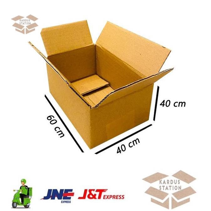 

Fleksibel Kardus Pindahan Ukuran 60X40X40 Cm Baru