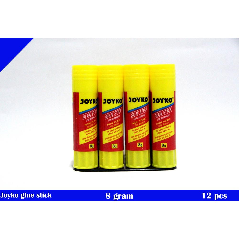 

Flash Sale - JOYKO LEM STIK / GLUE STICK isi 12 pcs Lem kertas 8 gram !!