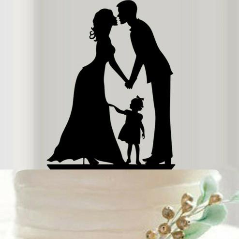 Dekor Bridal Shower Hiasan Kue Pernikahan Wedding Anniversary Toppers