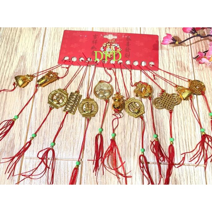 

TERBARU Hiasan Imlek / Pohon Sakura Angpao ( Gantungan Mini Mix Paket A 2018 ) TERLARIS