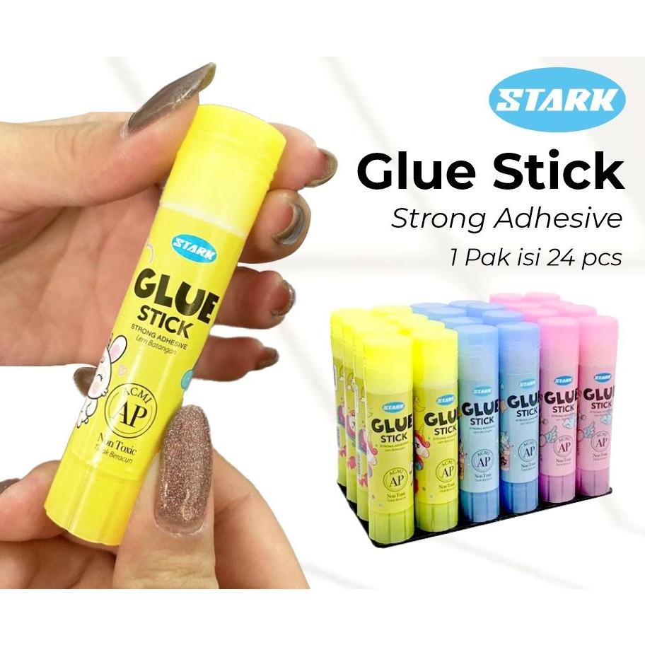 

Terbaru! Lem stik (1pak=24pc) ukuran KECIL 10gram/ Lem stick / Lem / Lem fancy / Glue Stik Fancy ~