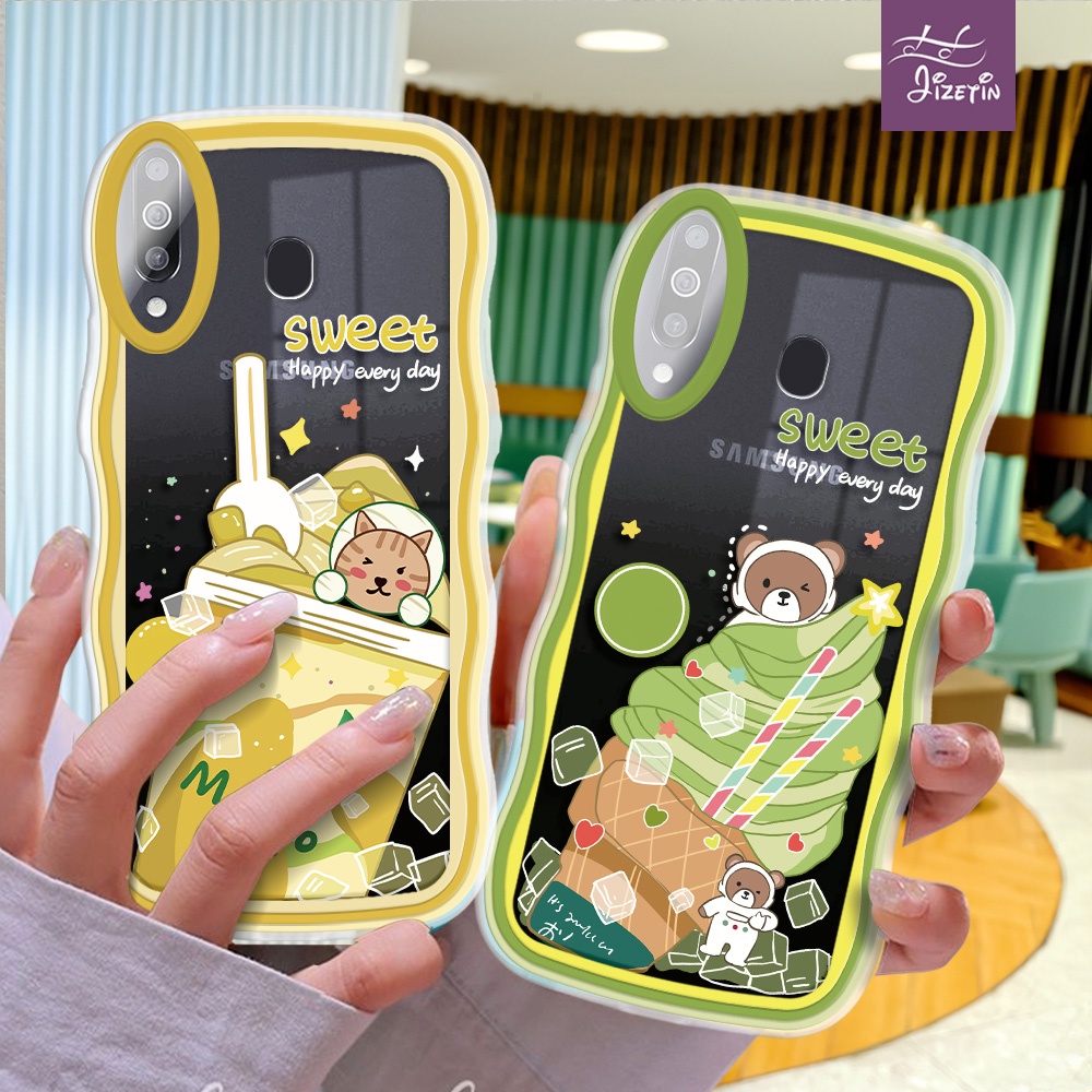 Teh Susu Mangga Casing ph bentuk aneh untuk for Samsung Galaxy M40S M30/S M23 M22 M21 M20 M14 M12 M1