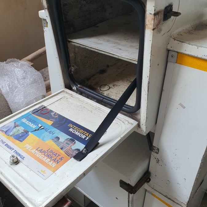 gerobak box delivery kurir tas fiberglass motor bagasi bekas