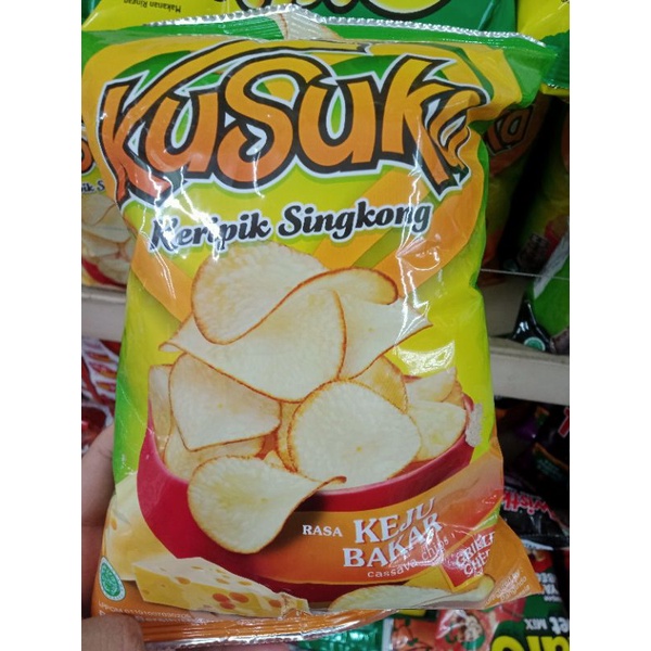 

Kusuka Keripik singkong Rasa Keju Bakar 60gr