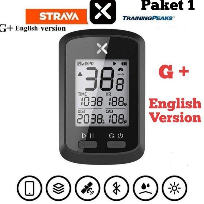 PAKET XOSS G + SPEEDOMETER CYCLOMETER SEPEDA