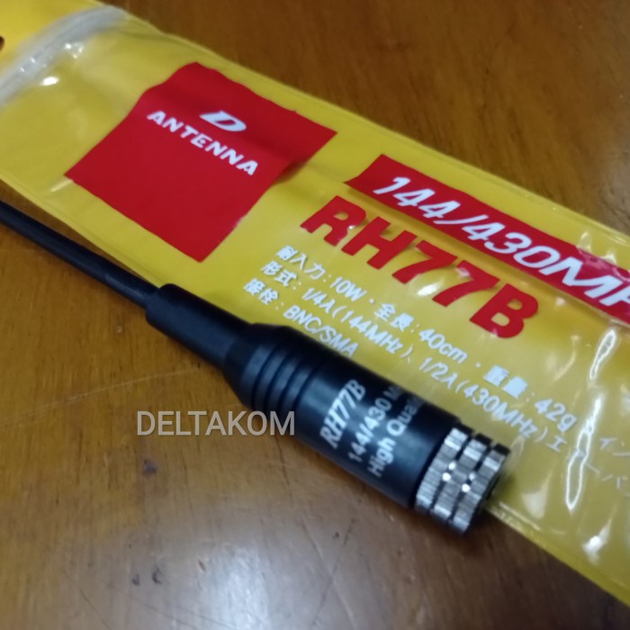 D ANTENA RH77B RH-77B DUAL BAND SMA MALE