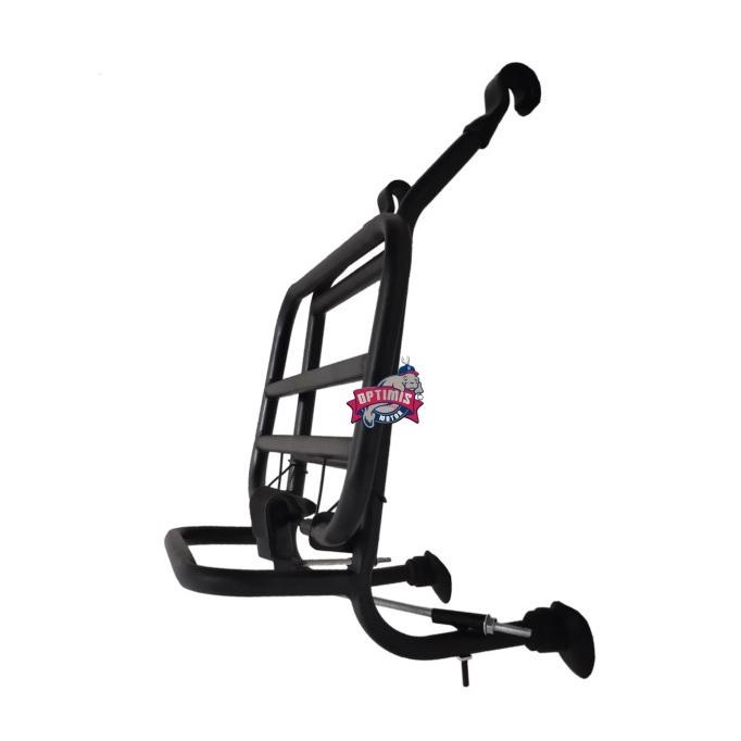 Terbaru Rak Depan Front Rack Versi Lebar Hitam Vespa Super Sprint Px Ps Exclus Berkualitas