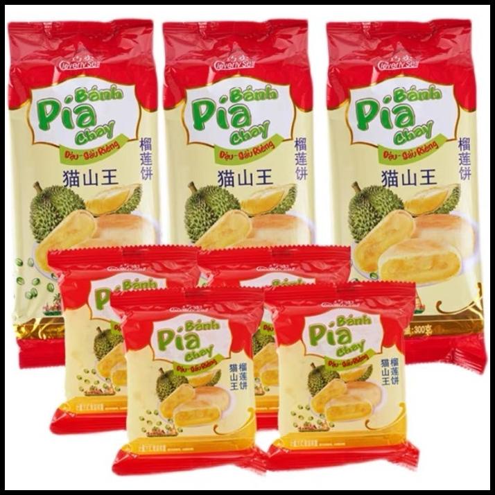 

Banh Pia Duren Pie Durian Impor Kue Kering Pia Rasa Durian Pia Legong