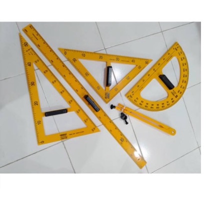 

Sarila New Product Penggaris Set / Penggaris Papan Whiteboard Plastik V-Tec