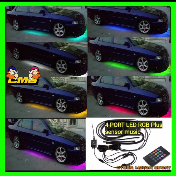 Lampu kolong interior, led kolong dashboard. lampu kolong jok mobil. lampu bawah dashboard. led