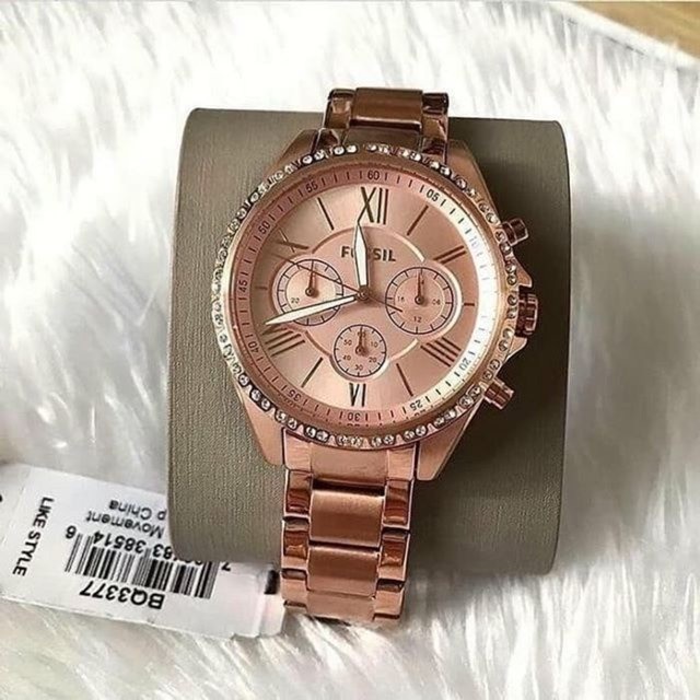 JAM BQ3377 MODERN COURIER CHRONOGRAPH ROSE GOLD WATCH