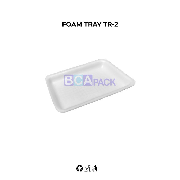 Promo Foam Tray Tr 2 - Styrofoam Tray Buah Tr2 - 250 Set
