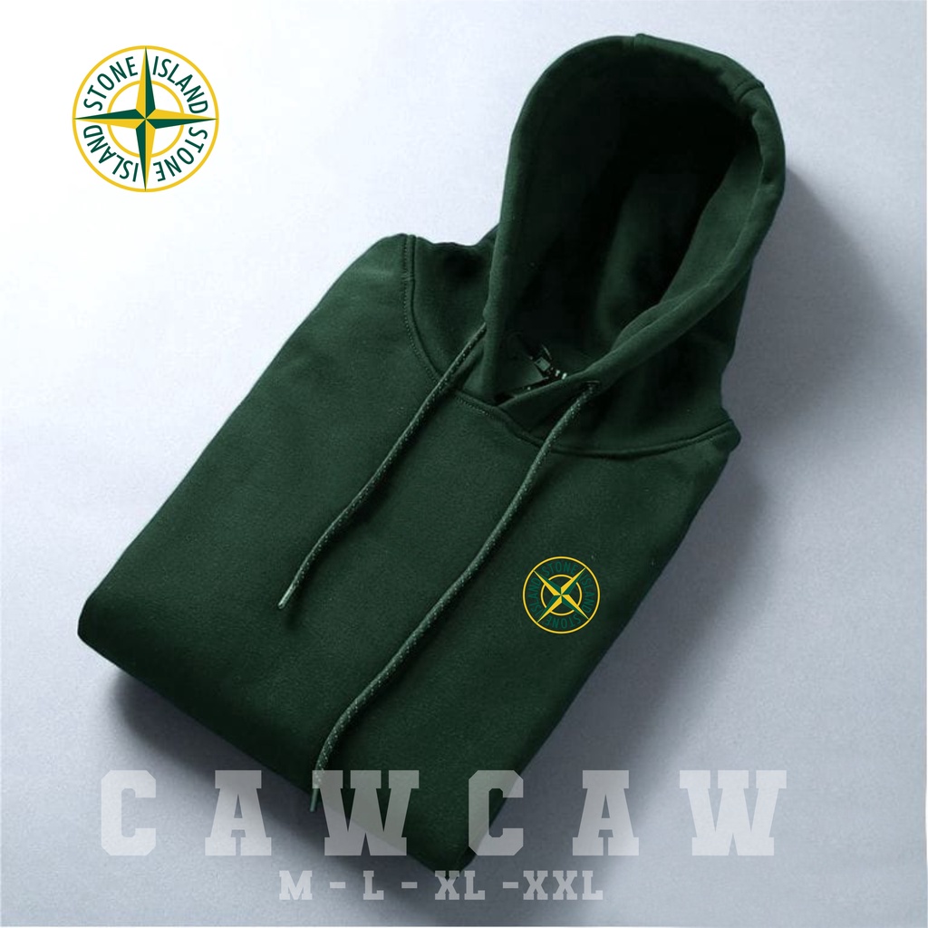 [ZSTORE PROMO] TERMURAH Jaket Sweater Hoodie Distro Pria wanita STONE ISLAND Big Size Jumbo M - XXL