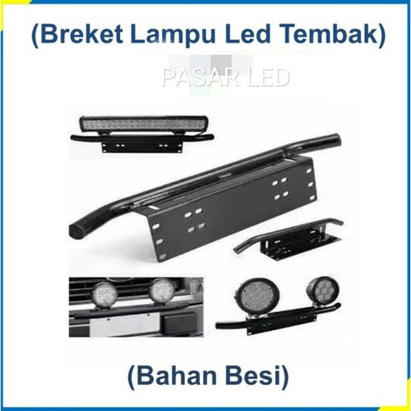 Breket Brecket Lampu Tembak Sorot Di Plat Nomor Mobil
