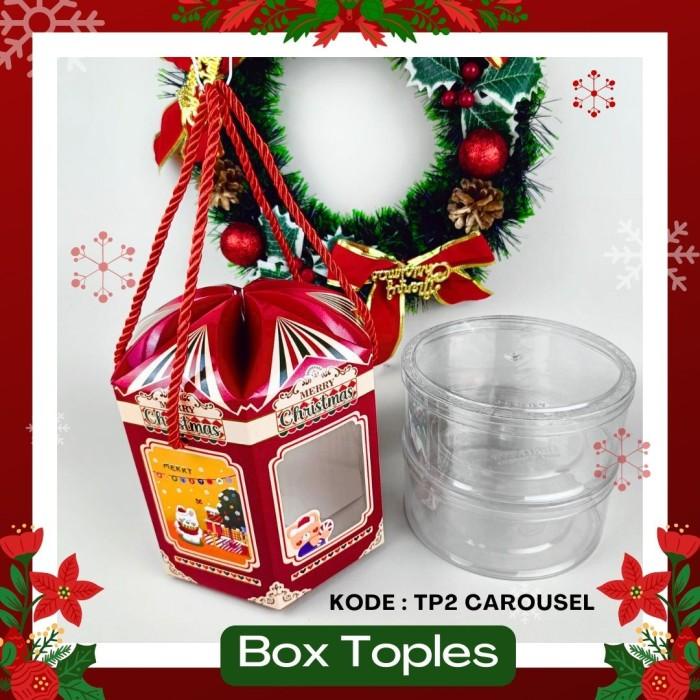 

Box Packaging Christmas / Dus Jinjing 2 Toples Kue Kering 500Gr Natal 082