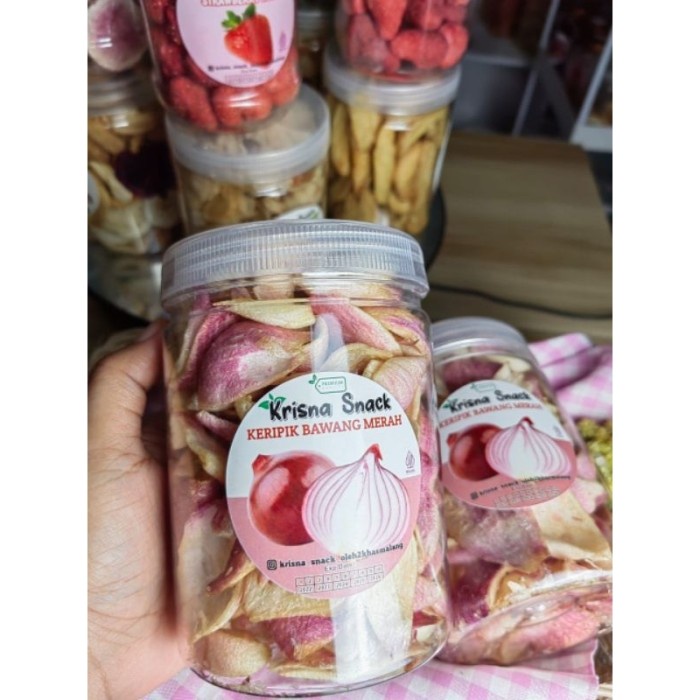 

Keripik - Special Keripik Bawang Merah Crispy Toples 800Ml