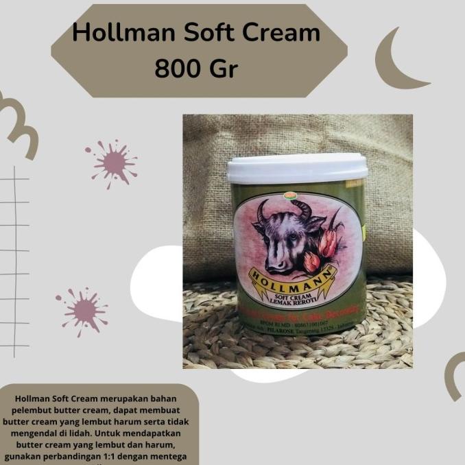 

Produk Terbaik] HOLLMAN SOFT CREAM 800 GR