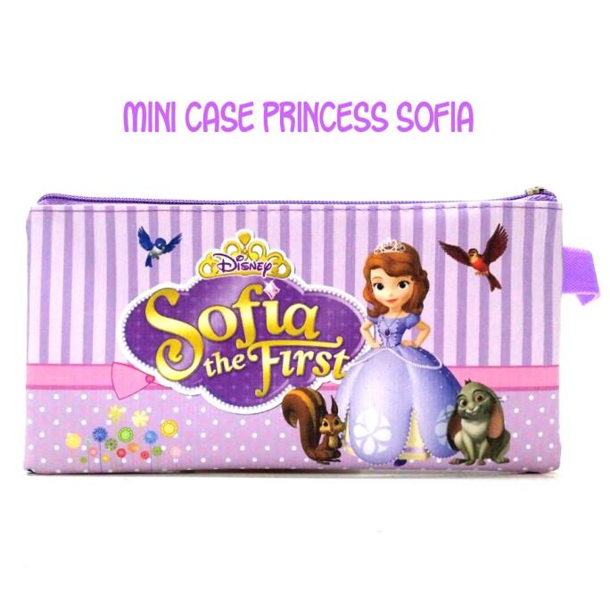 

{{{{}}] Mini Case Princess Sofia Ungu Tempat Pensil Pencil Case Organizer