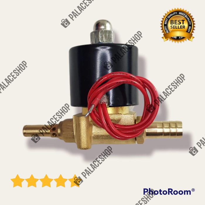 SELENOID VALVE 1/4 KONVERSI GAS DRYER LAUNDRY KOMPLIT NEPEL + SPUYER ORIGINAL