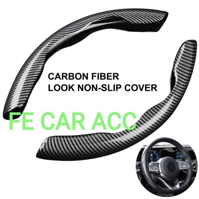 Cod Universal Cover Sarung Stir Mobil Brio Rs 5D Carbon Fiber Kode Ema189