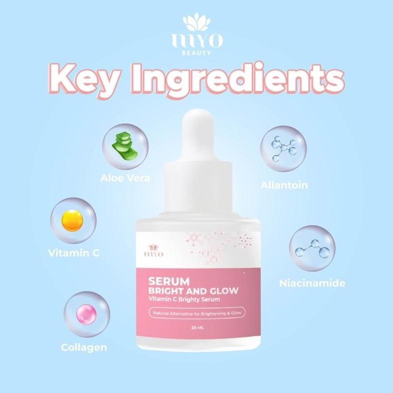 MAYRA BRIGHT & GLOW SERUM/Serum Myo BPOM