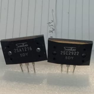 Transistor Sanken 2Sa1216 Dan 2922 Ori