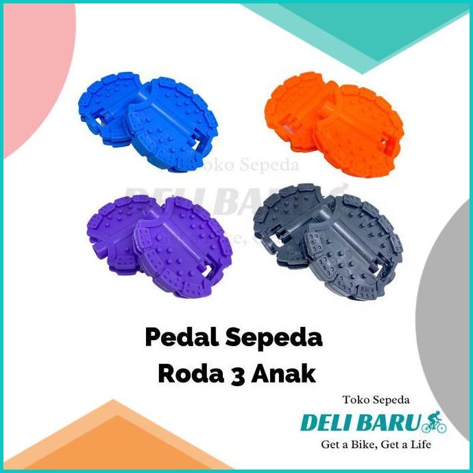 Deli baru Pedal sepeda anak roda 3 gowesan tricycle PMB safari 20JVLZ