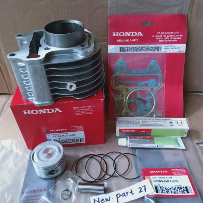 SALE Blok+seher komplit honda(kvy)beat karbu/spacy karbu/scoopy karbu Termurah