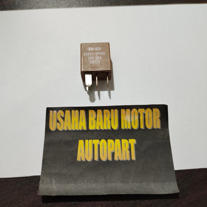 Relay Micro Deco 12V 35A Hyundai , Kia , Proton Kode Hk093