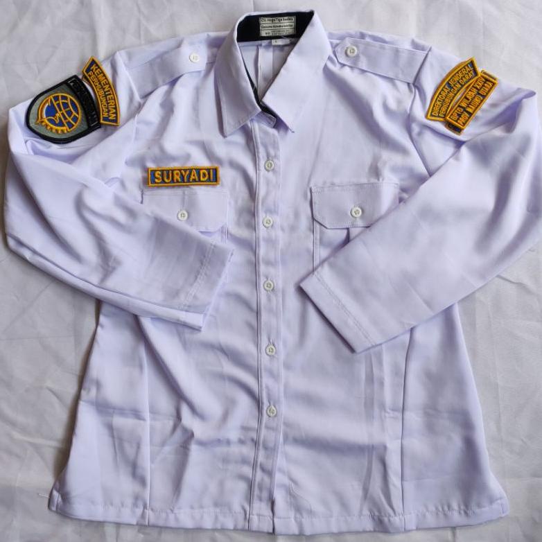 Baju Pdh Kemenhub Wanita / Kemeja Kemenhub Wanita / Pdh Kemenhub Wanita [Terlaris]