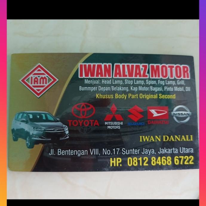 Sale Bemper Belakang Avanza/ Xenia 2005 - 2011 G Termurah Terlaris